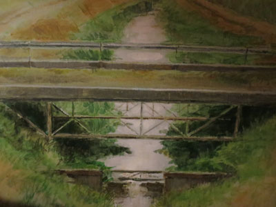 Foto: fotovariatie 'Het Bruggetje bij Milsbeek' no1, 2014
